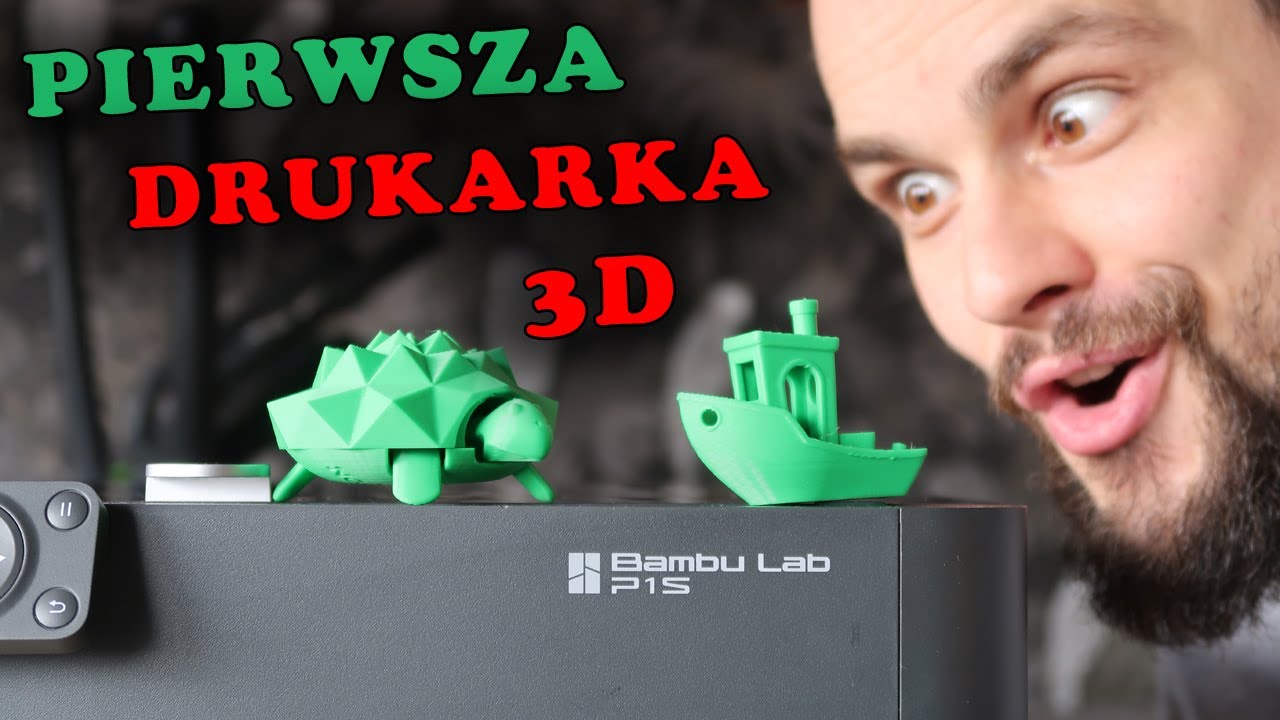 PIERWSZA DRUKARKA 3D! | Bambu Lab P1S Combo
