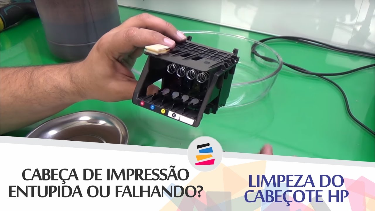 Tutorial - Limpeza de Cabeçote - HP 8100 8600 8610 7110 7612 T120 T520 8210 8710 276DW - SULINK
