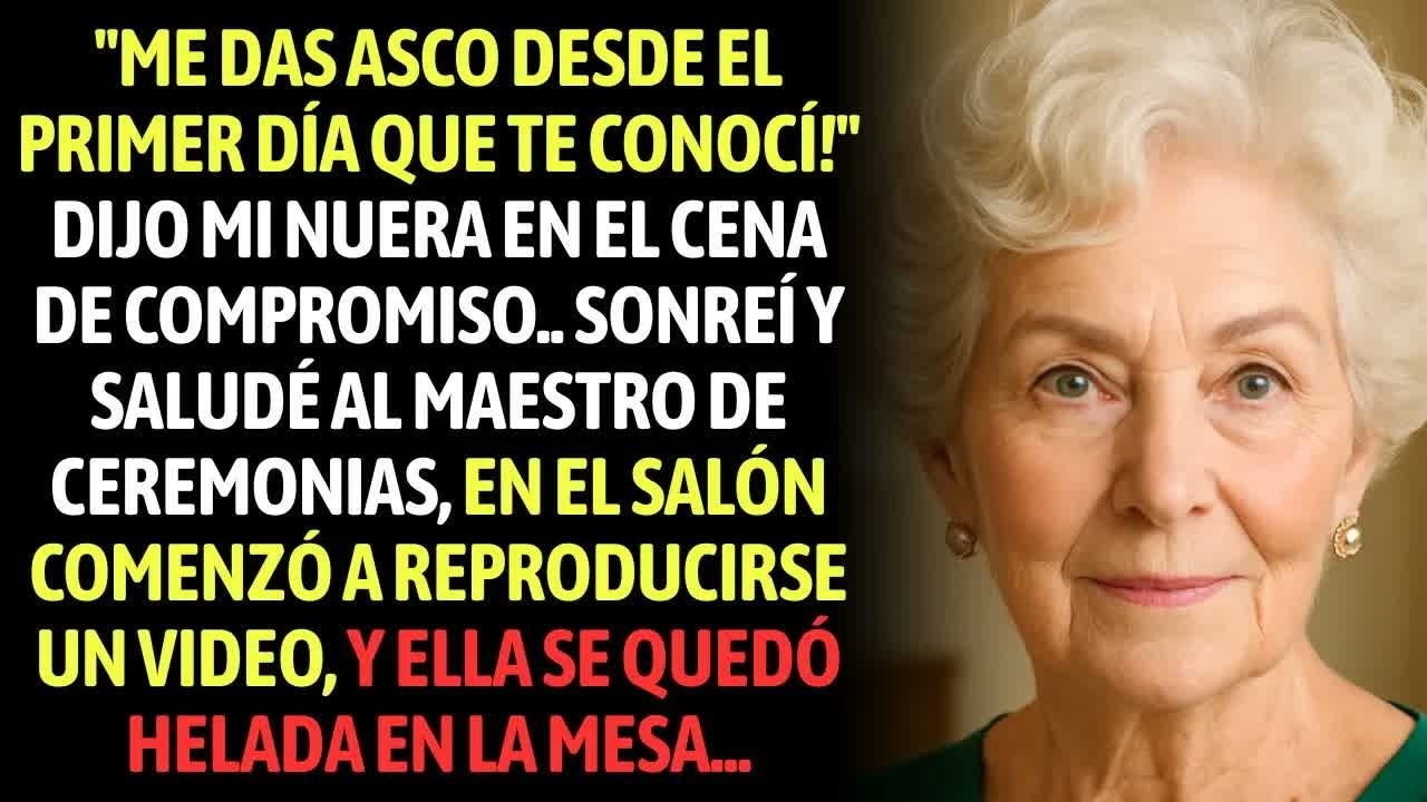Me Das Asco Desde El Primer Día!＂ Dijo Mi Nuera En El Cena De Compromiso. Sonreí Y Saludé Al...