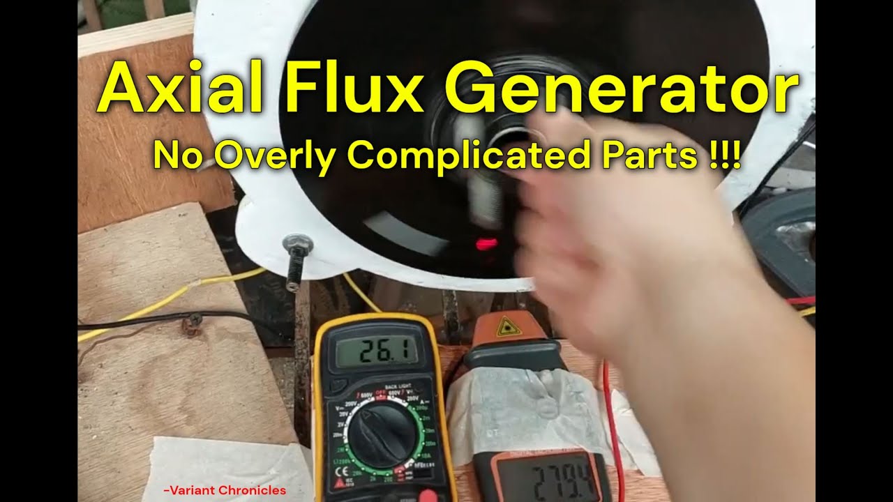 1kW DIY Axial Flux Generator Parts - Homemade, no overly complicated parts!