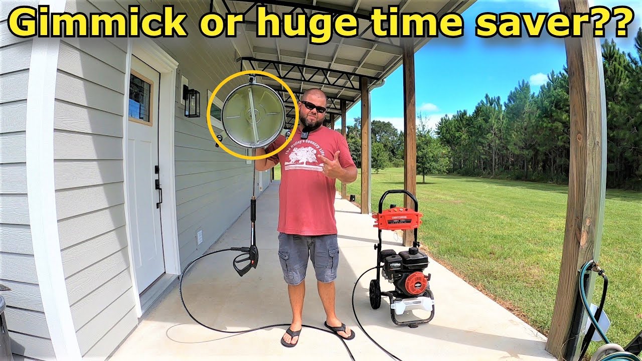 Gimmick or time saver! Pressure washer surface cleaner! Twinkle Star #634
