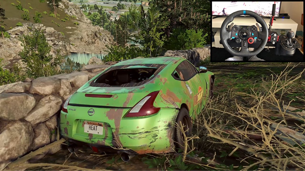 NFS HEAT Rebuilding a Nissan 370z - Logitech g29 gameplay