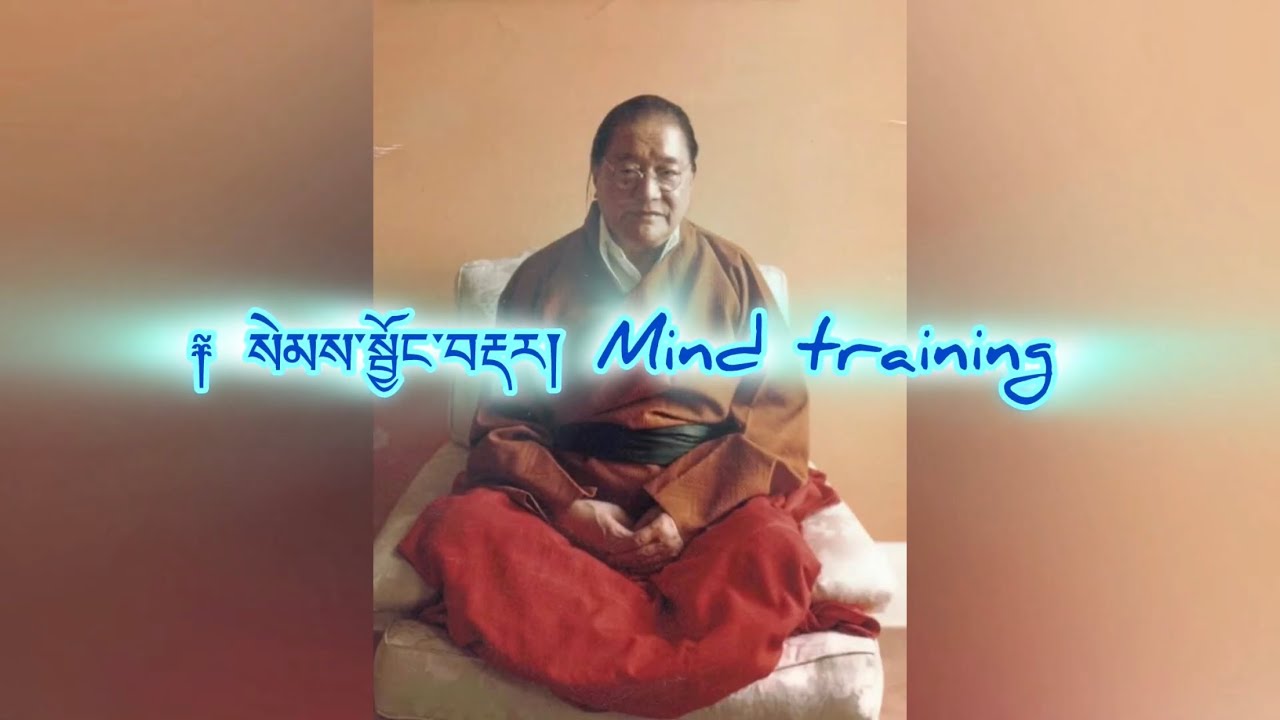 ༈ སེམས་སྦྱོང་བརྡར།#Mind training #speech@Dudjom