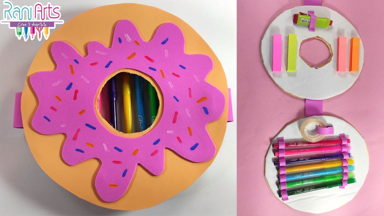 Haz un ORGANIZADOR DONA - DIY - DONUT ORGANIZER