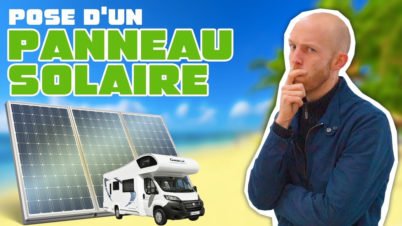 CHANTIER Camping-car #3: Pose d'un PANNEAU SOLAIRE (sur un fourgon)