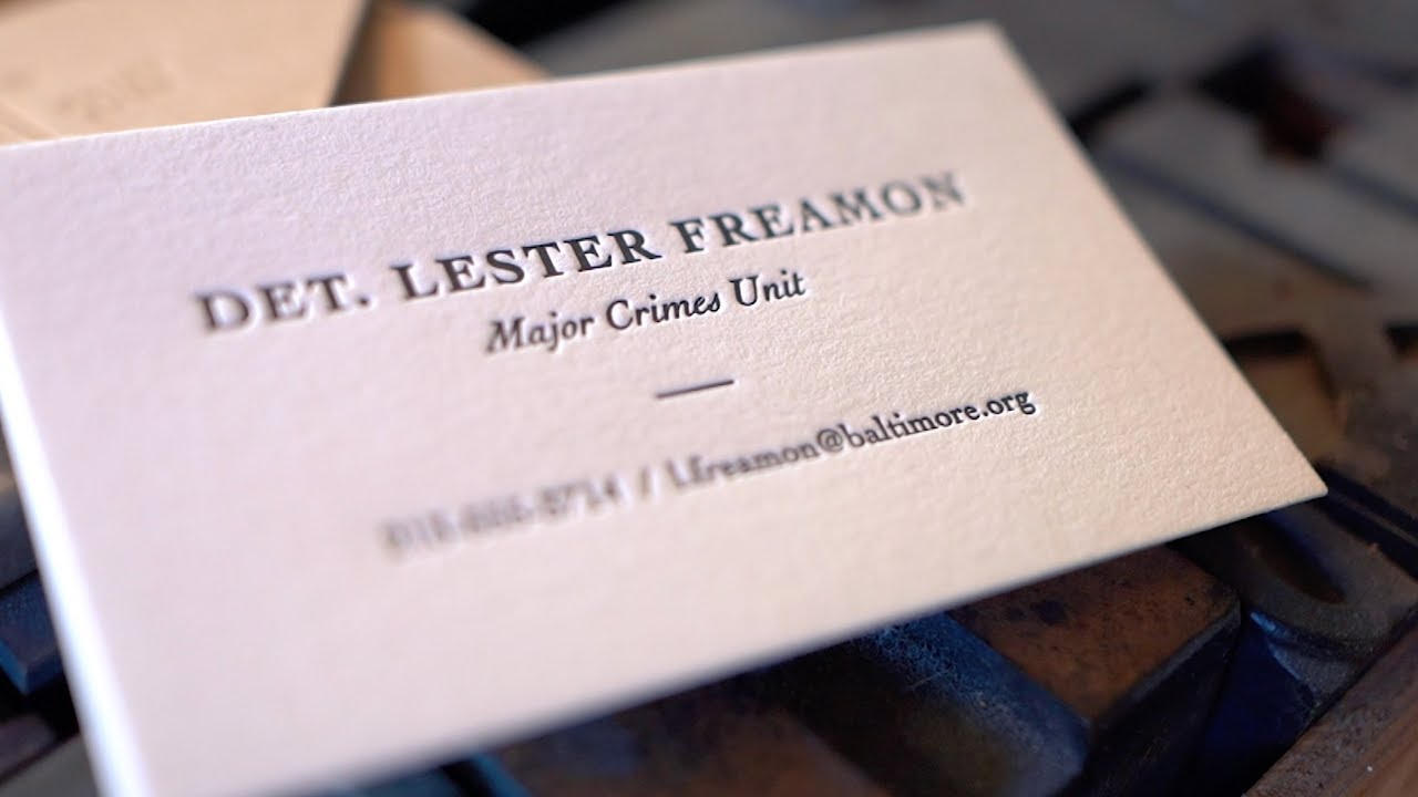 Letterpress Printed Calling Cards - Hoban Cards