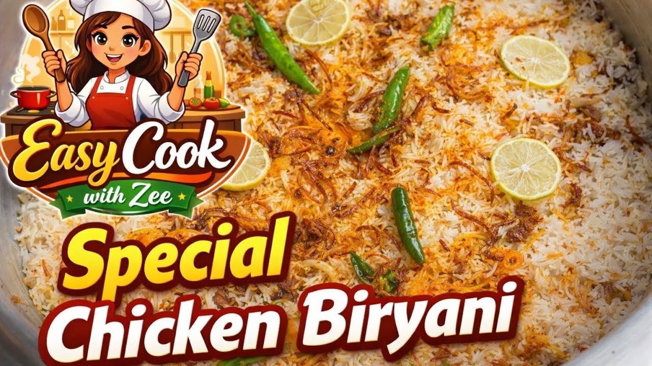 Special Chicken Biryani Recipe | Easy & Perfect Dum Biryani