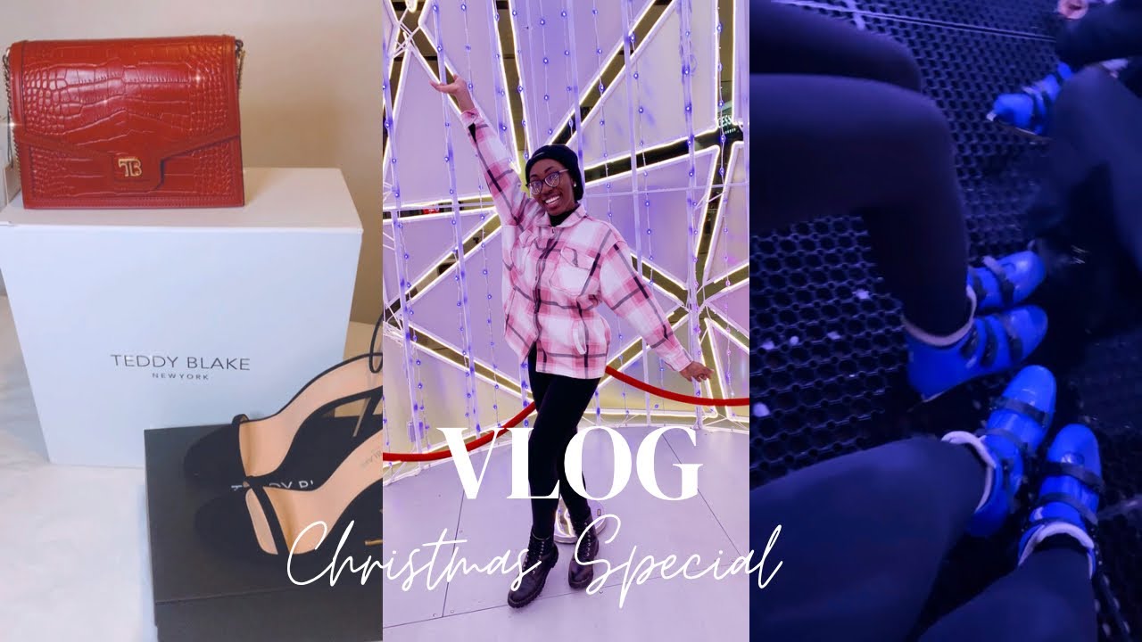 VLOGMAS #3: Ice Skating, Christmas Shopping, Visiting Family in Birmingham|Holidays with
