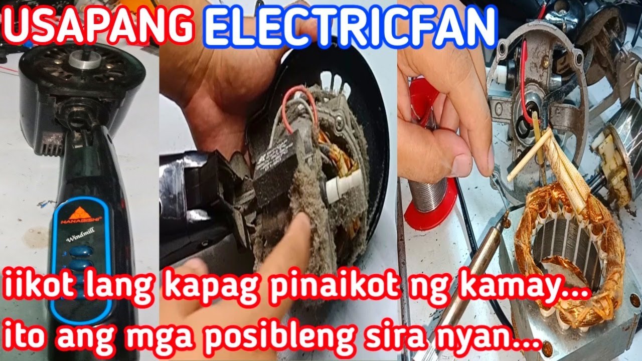 HOW TO REPAIR HANABISHI STAND FAN || NOT WORKING || TAGALOG