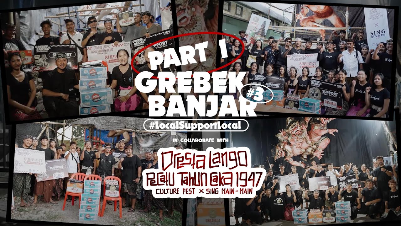 GREBEK BANJAR FT DESTRALANGO DESA ADAT PECATU PART 1 || VLOG SING MAIN - MAIN