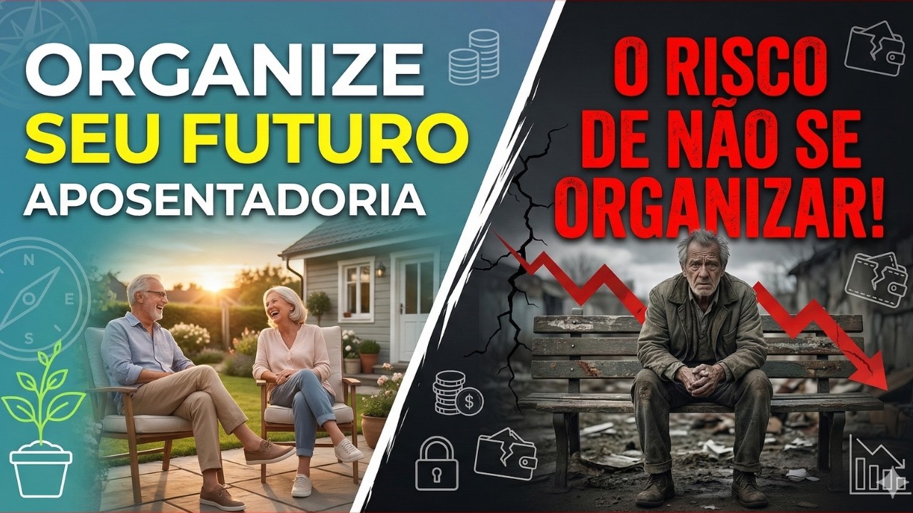 O Risco de NÃO se Organizar para a Aposentadoria (Assista Antes que seja Tarde!)