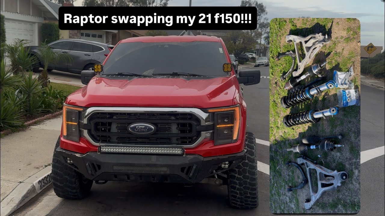 Raptor front suspension install on my 21 f150 