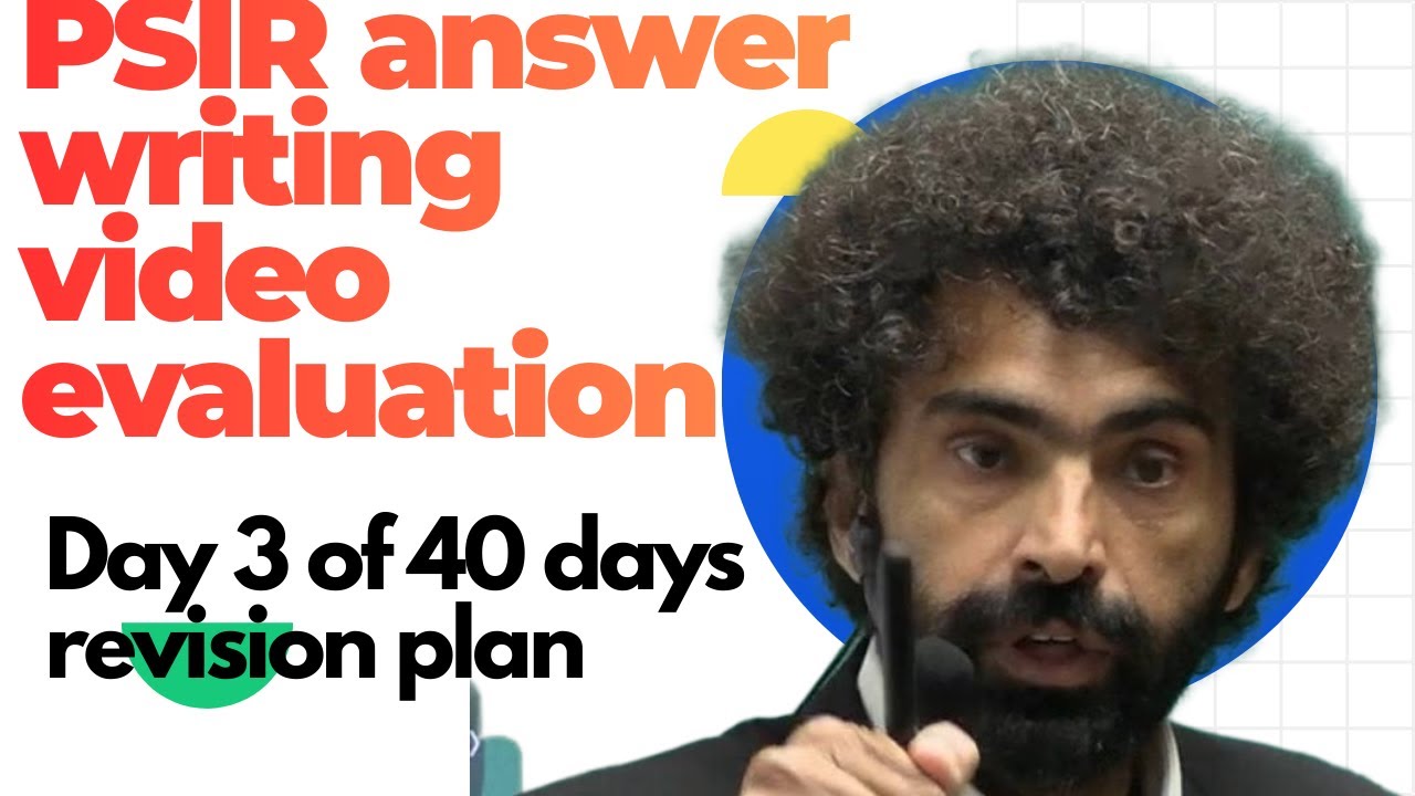 Day 3 answers evaluation PSIR 40 days revision