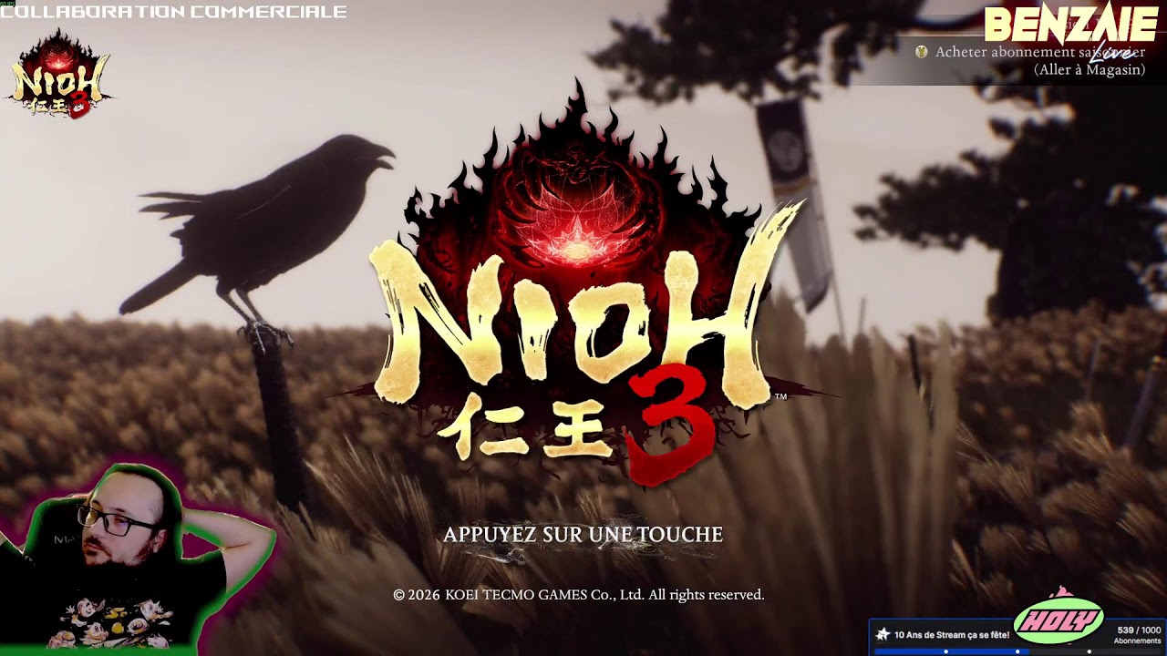 Les 3 Ninja Contre-Attaques ! Soirée NIOH 3 avec @fantabobshow & @krayn_live !ninja #FR #holy