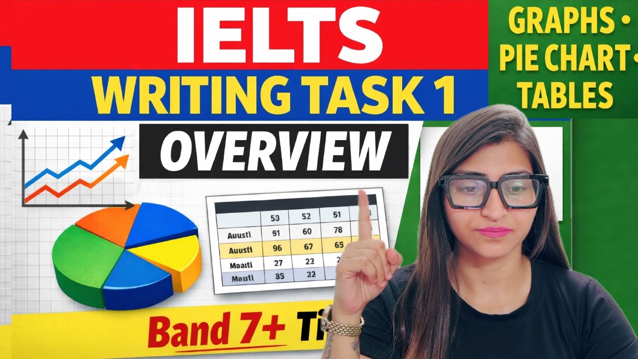 How to Write Overview in Writing Task 1 (Graphs, Line, Pie, Table)