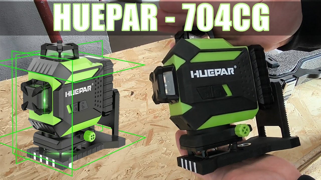 Niveau laser automatique 4x360 - HUEPAR 704CG (présentation et test)