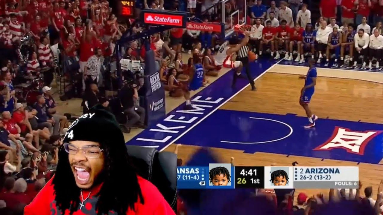 PEAT IS BACK!! #14 Kansas vs #2 Arizona College Basketball (reaction)