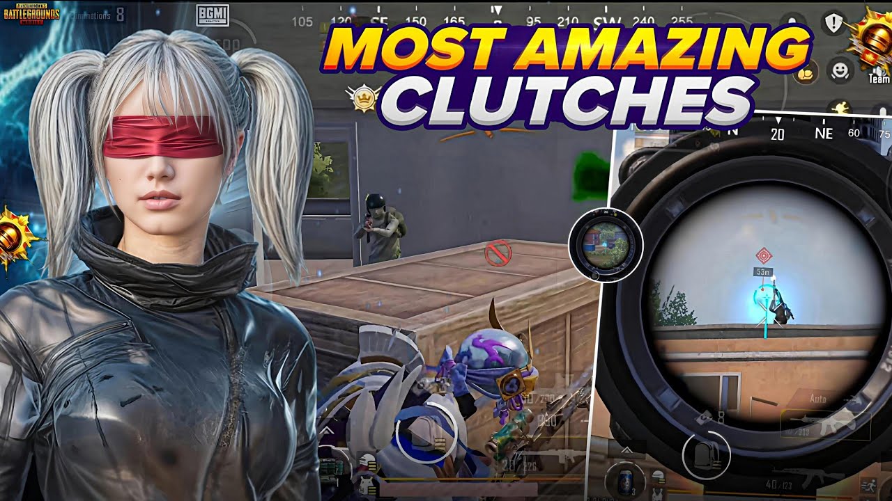 MOST AMAZING CLUTCHES🔱 4 fingers + full gyroscope | fastest 1vs4 clutches BGMI INDIAN