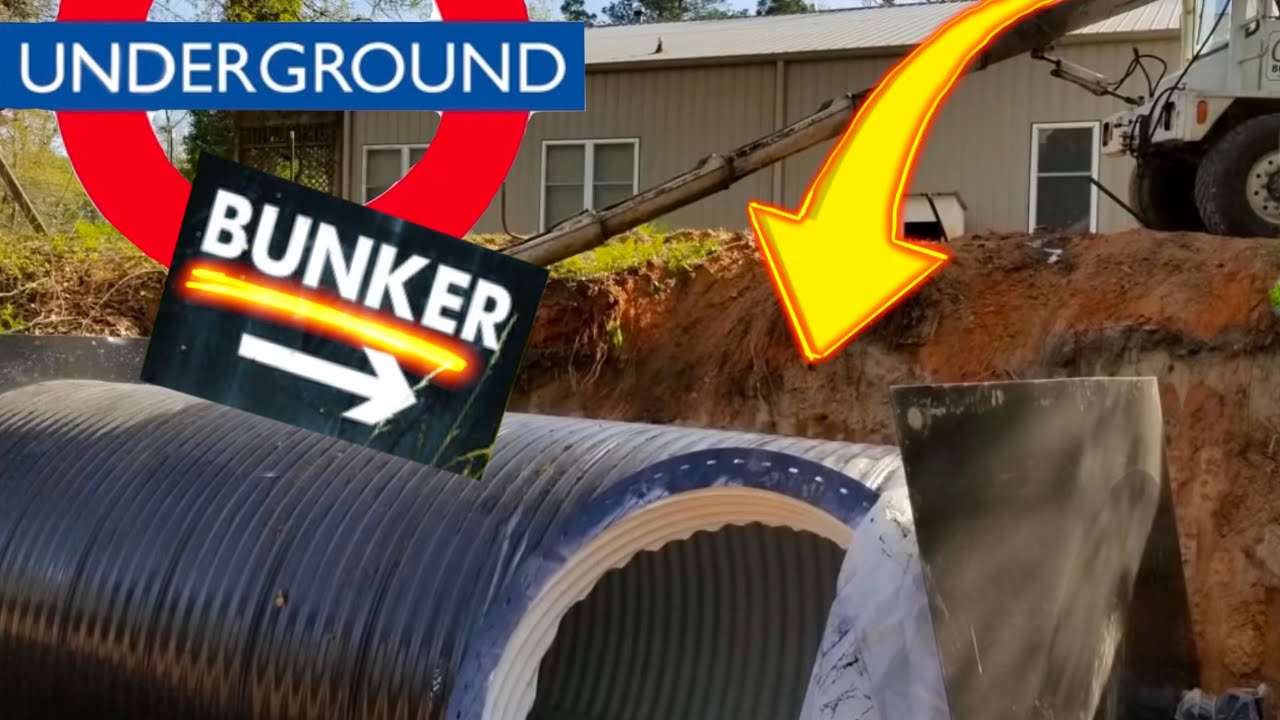 Backyard UNDERGROUND Bunker Build!