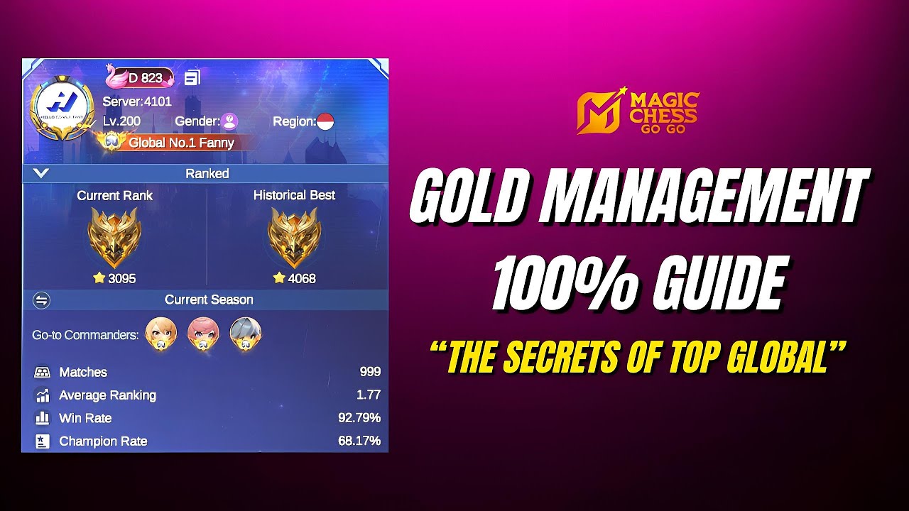 Gold Management 100% Guide in Magic Chess Go Go - Season 3