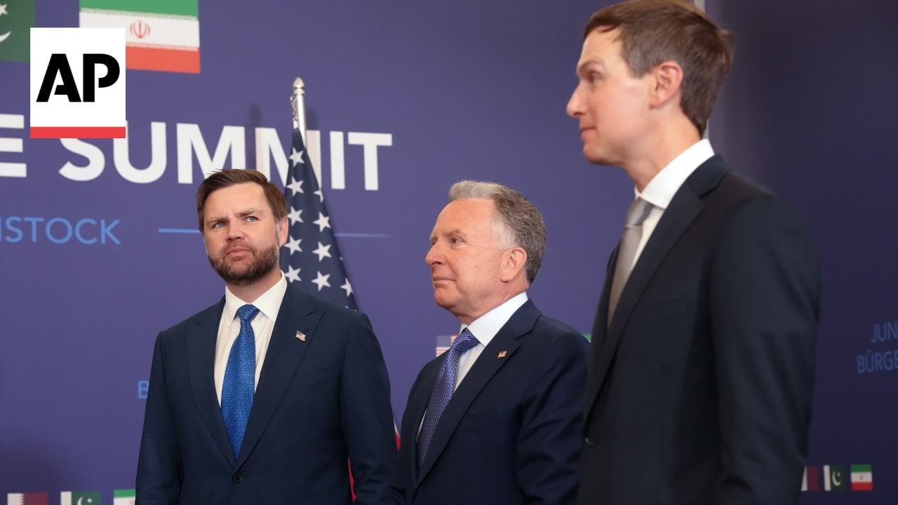 JD Vance meets top Iran officials in Switzerland