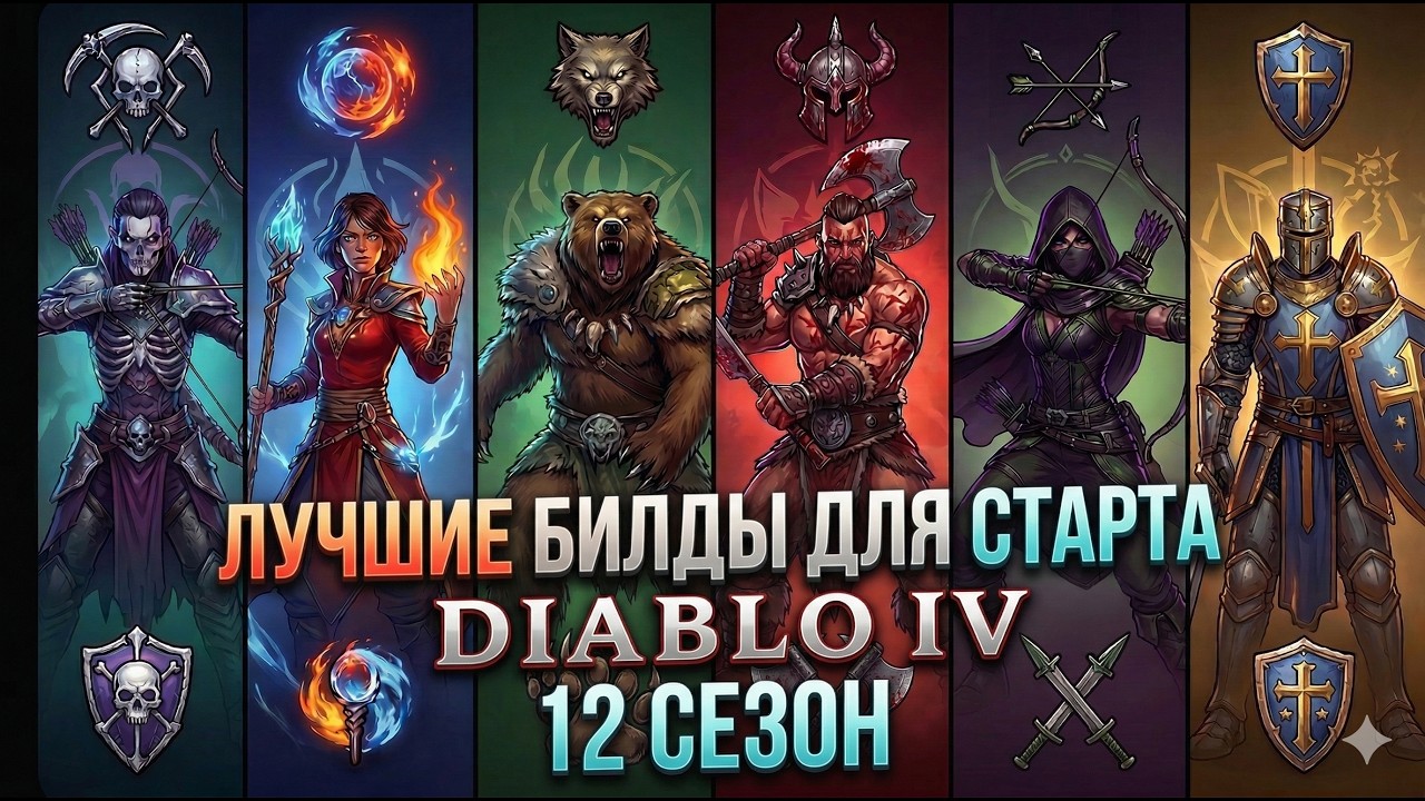 Гайд по классам Diablo 4: Самые сильные билды 12 сезона