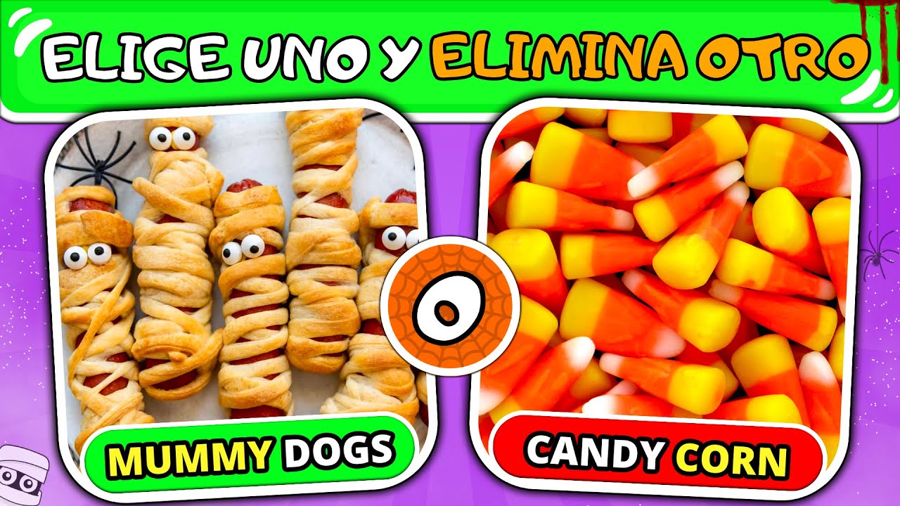 Elige Uno y Elimina Otro.... Bocadillos de Halloween 🎃👻