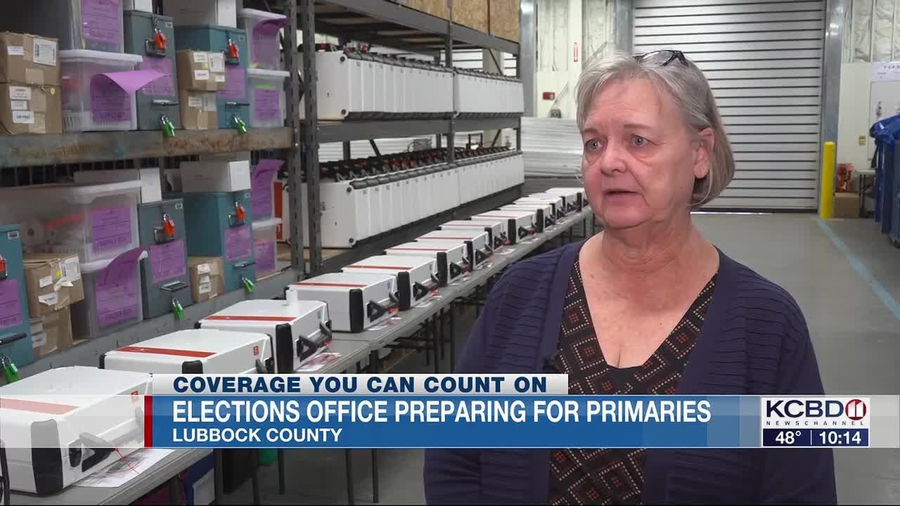 Lubbock County prepares for March primary elections, with early voting two weeks away
