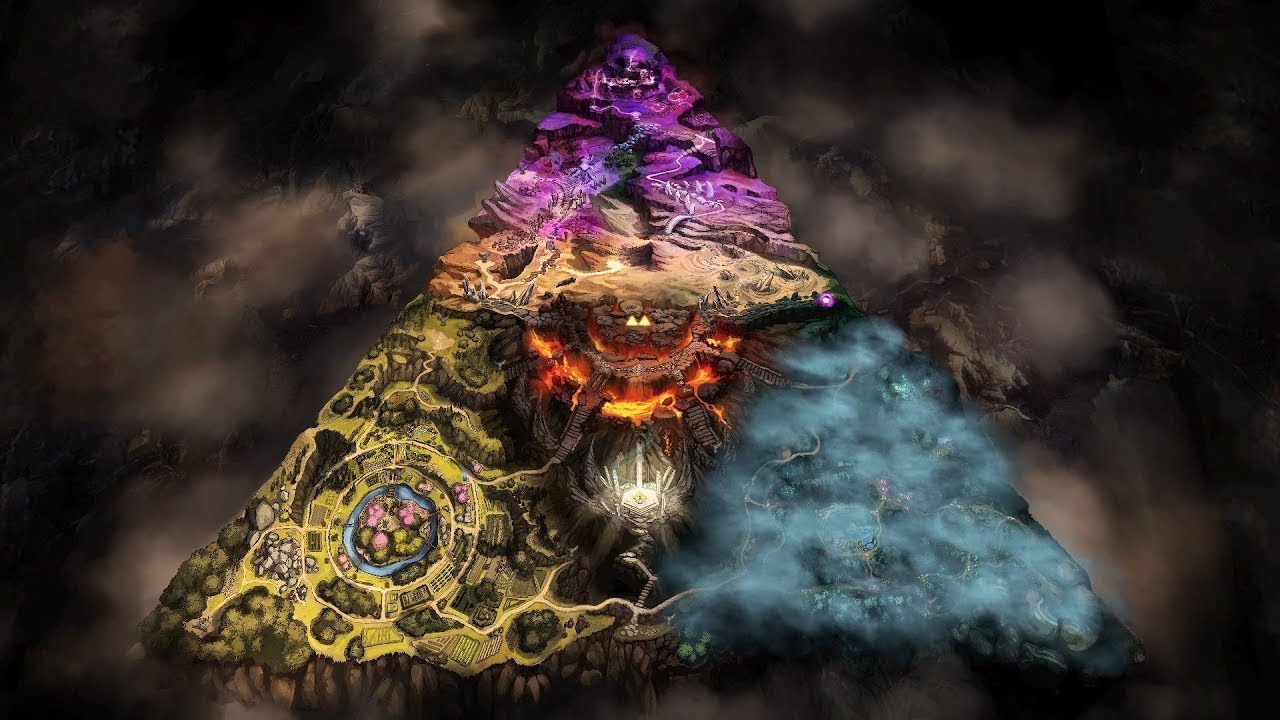 Super Smash Bros Ultimate world of light - THE DARK REALM AND SACRED LAND