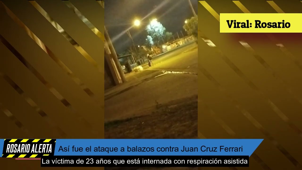 #Viral #Rosario As&iacute; fue el ataque a balazos contra Juan Cruz Ferrari