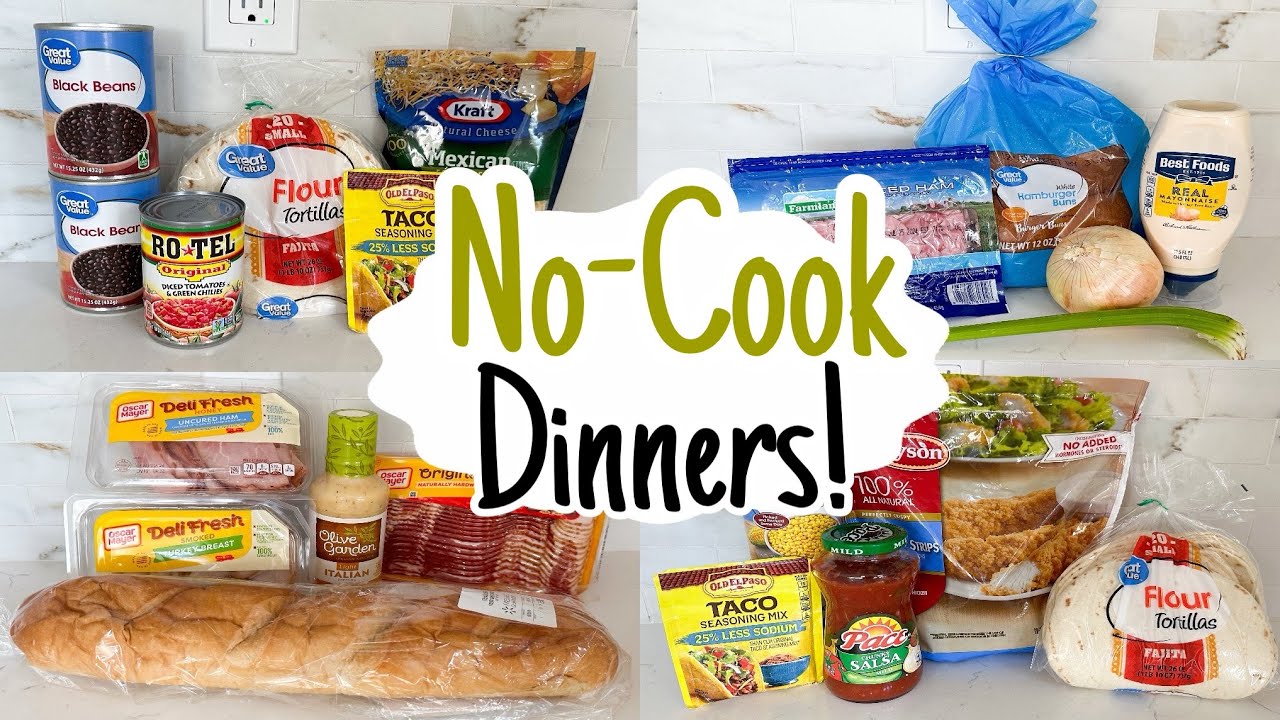 5 No-Cook Dinners That&rsquo;ll SAVE Your Summer Nights | Refreshing, Lazy-Day Meals | Julia Pacheco