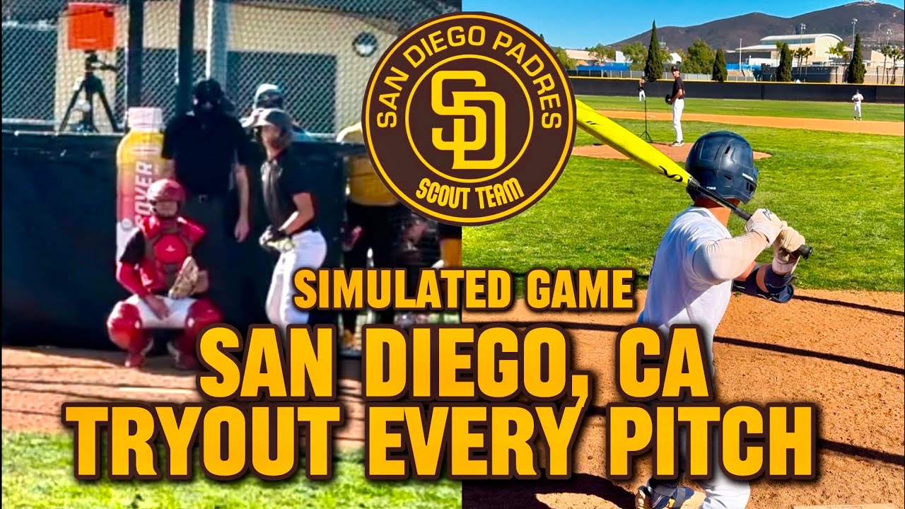 Padres Scout Team Tryout Simulated Game