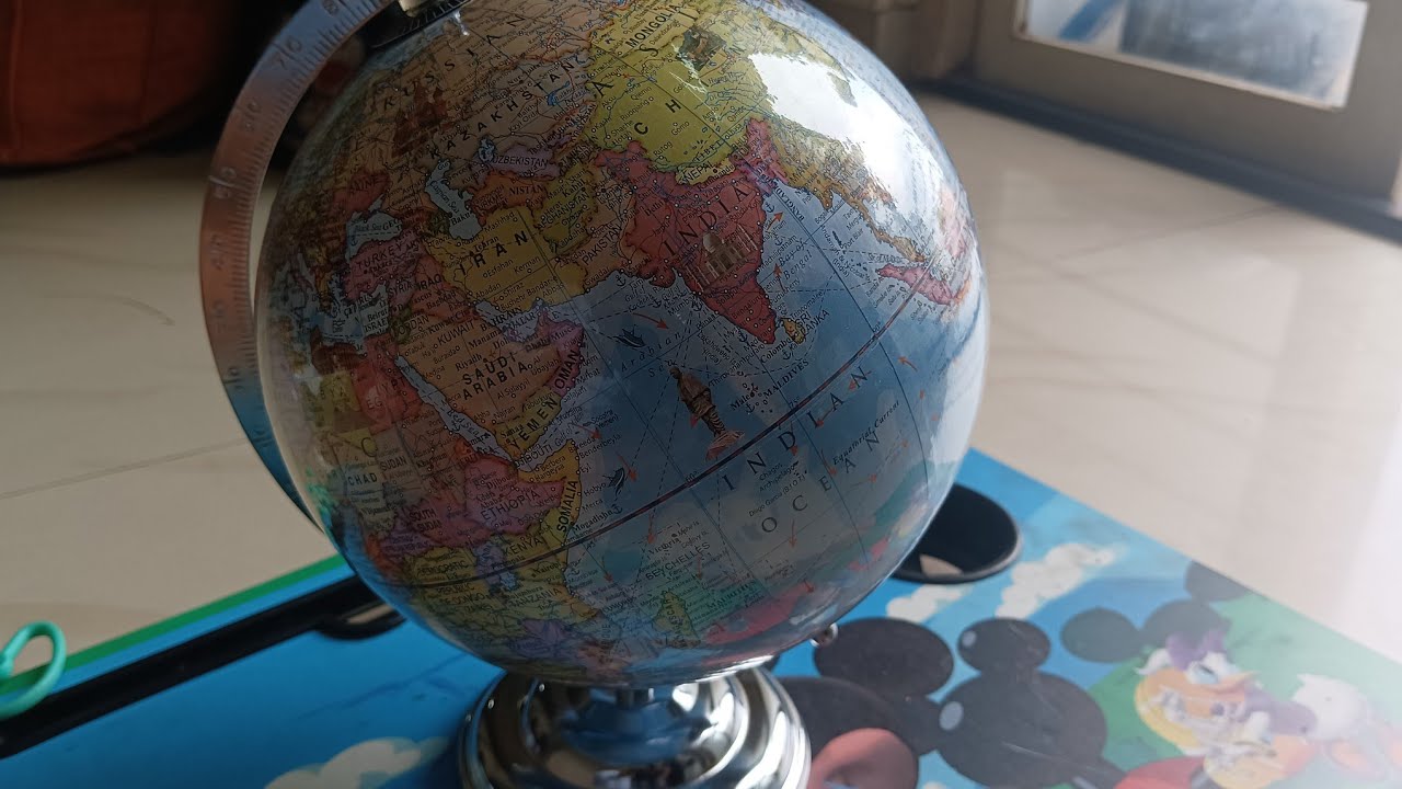 Unboxing Globe, Sphere model from Amazon - नविन पृथ्वीचा गोल - प्रतिकृति