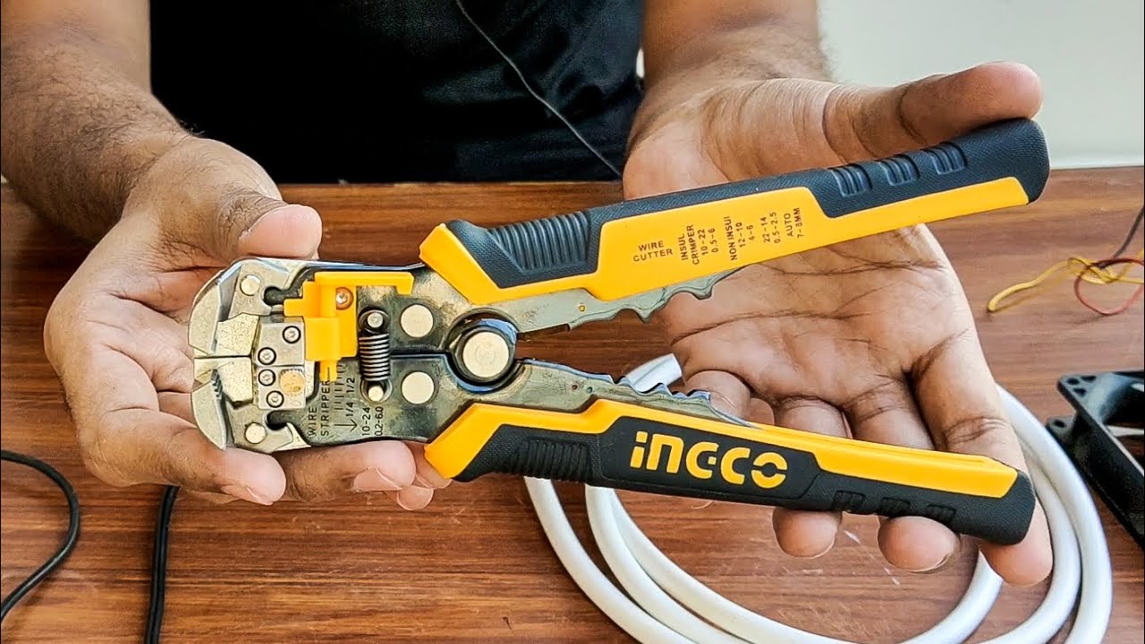 Ingco Wire Stripper! Detailed Review In Urdu - Hindi - Automatic Wire Stripper Complete Guidance