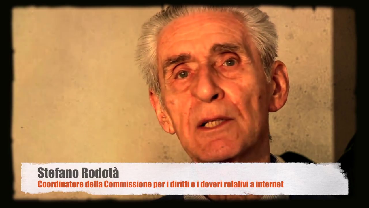 Il professore Stefano Rodot&agrave; e la Commissione Internet di Montecitorio
