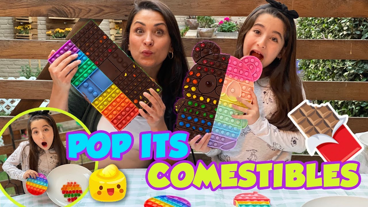 !POPITS COMESTIBLES! / POPTIS DE CHOCOLATE Y GELATINA