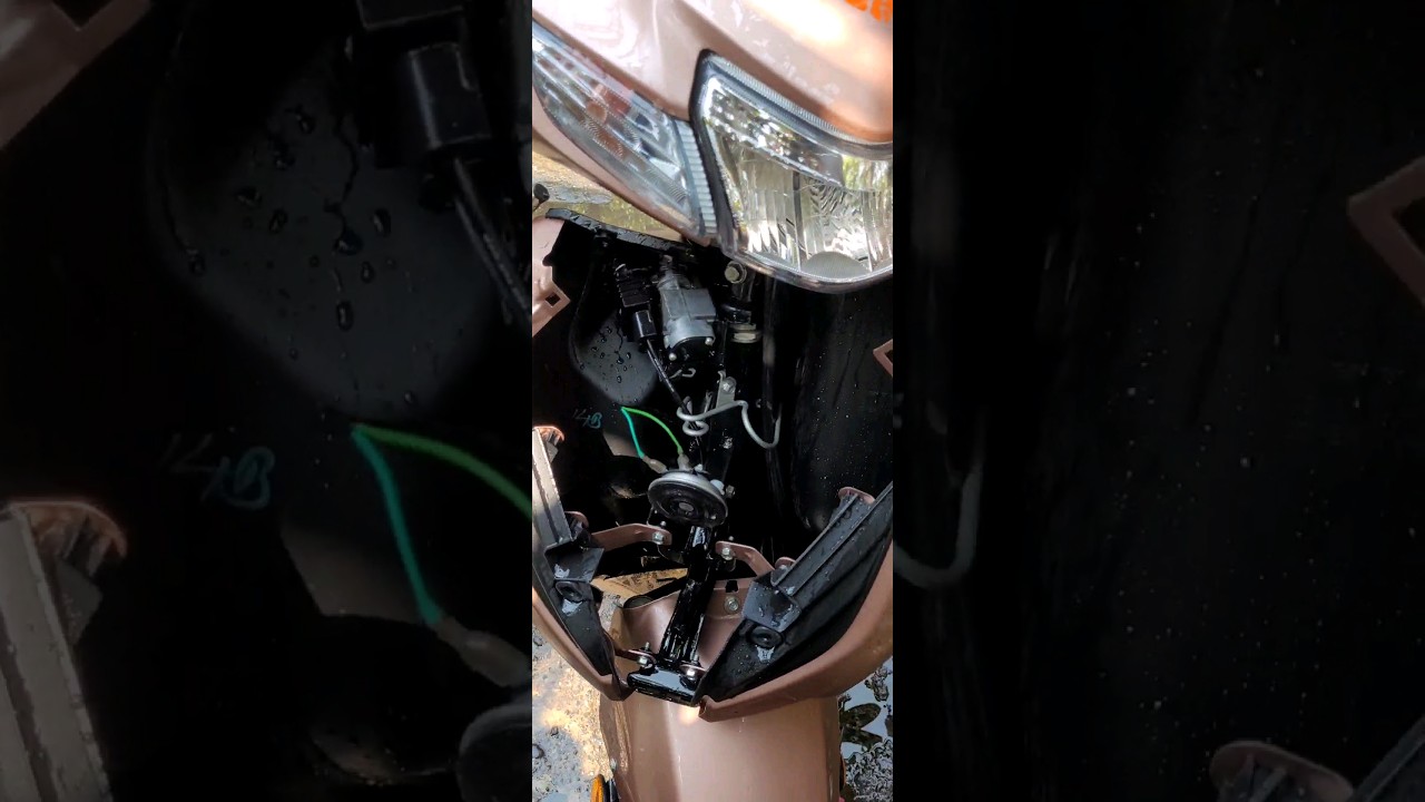 Activa 6G 1st service | 1st 1000km activa servicing... bike service.  activa 6g copper color