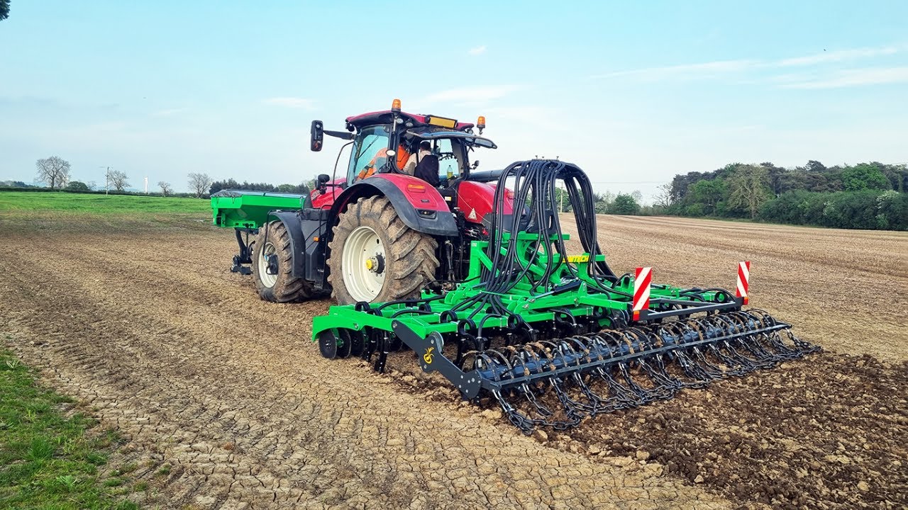 TS 600 4A Pneumatic Drill with FH1800 Front Hopper | Efficient Seeding & Precise Field Performance