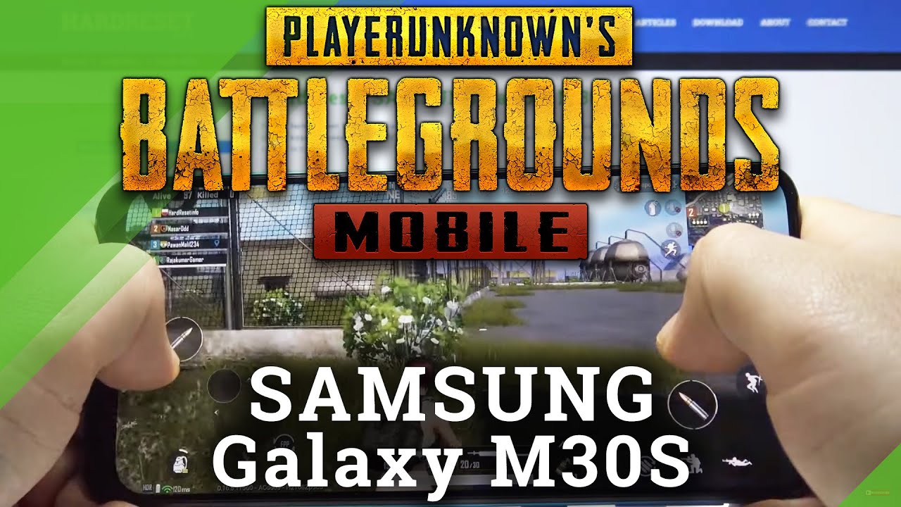 Gameplay of PUBG on SAMSUNG Galaxy M30s - Mobile Gaming Test