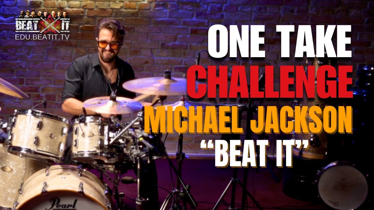 Paweł Pawcio Świderski gra &bdquo;Beat It&rdquo; Jacksona&hellip; BEZ PRZYGOTOWANIA! One Take Challenge na Perkusji