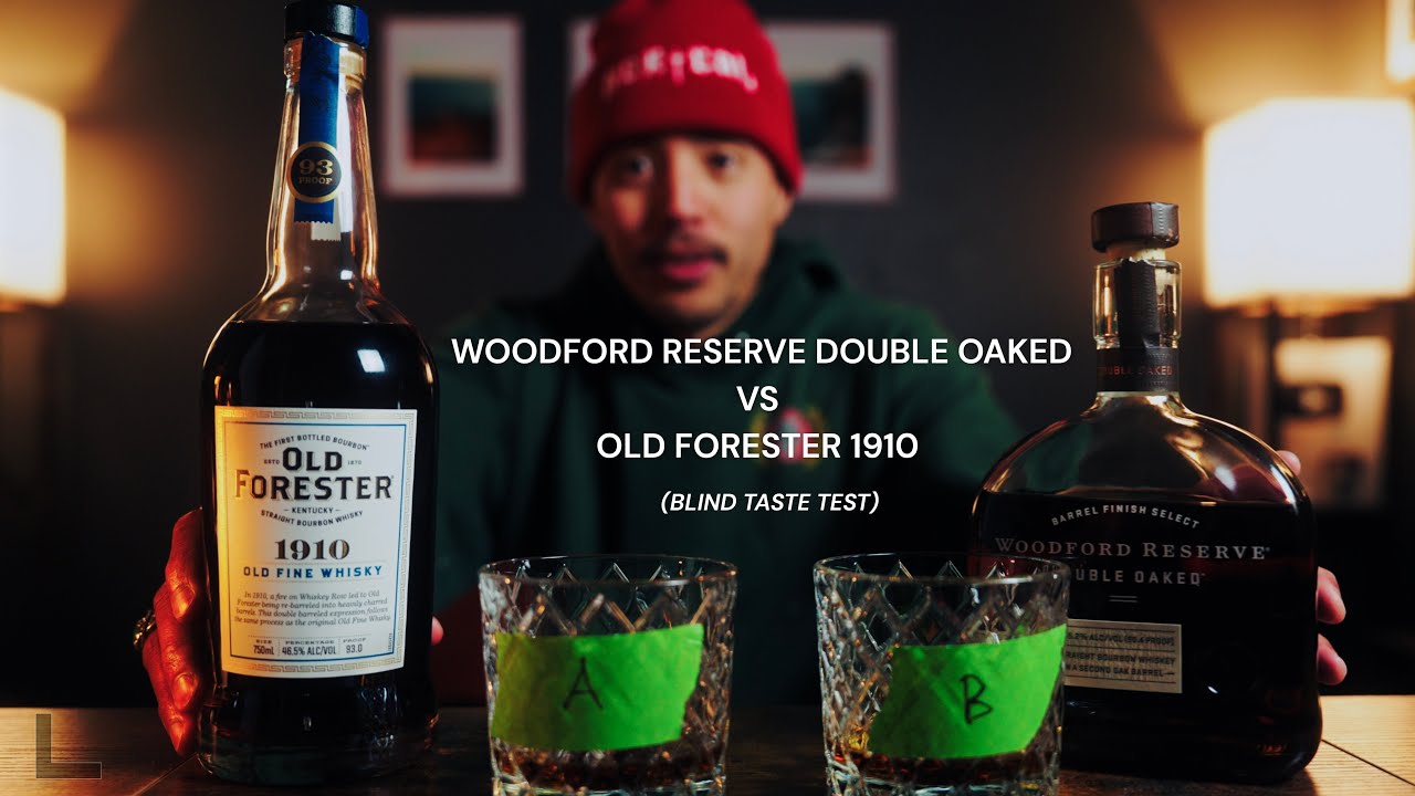 OLD FORESTER 1910 ПРОТИВ WOODFORD RESERVE DOUBLE OAKED | Лучший бурбон (слепая дегустация) 🥃