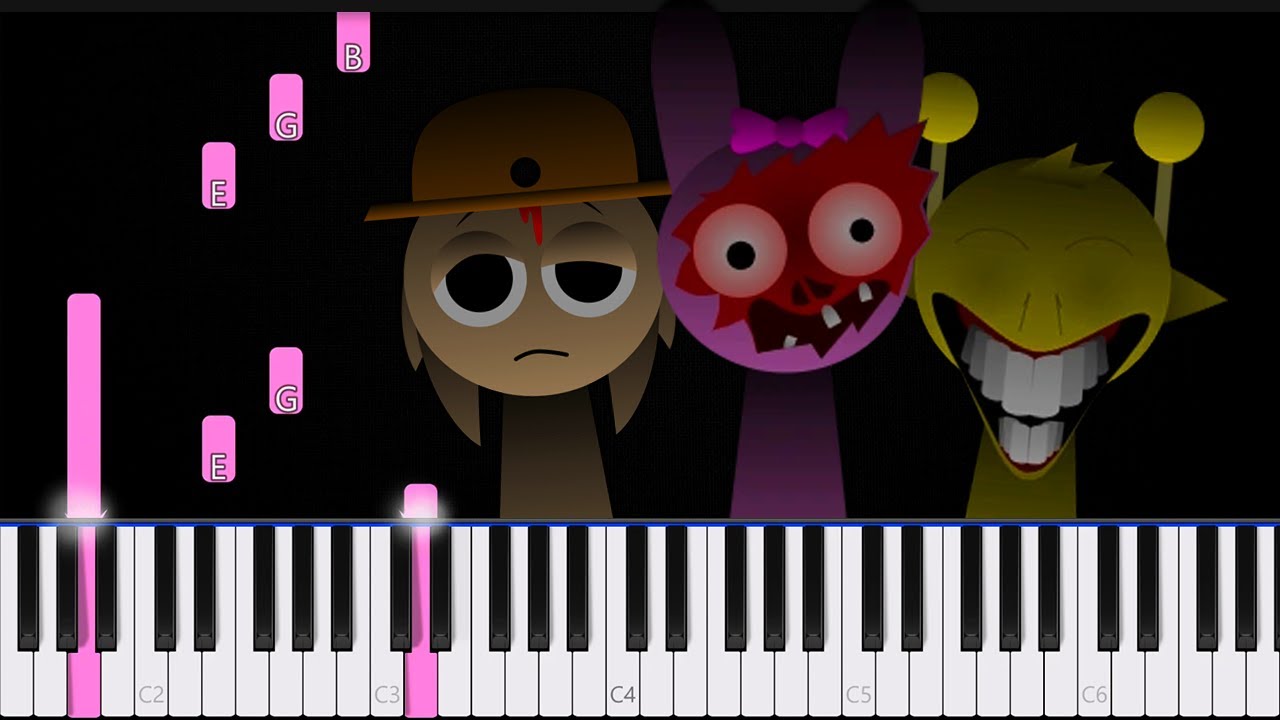 Incredibox Sprunki Horror Sounds 👉 Piano Tutorial