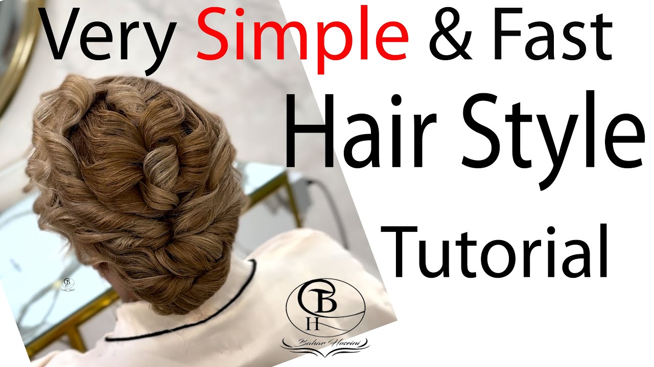 how to make a fast and simple  hairstyle / hairstyle for medium short hair