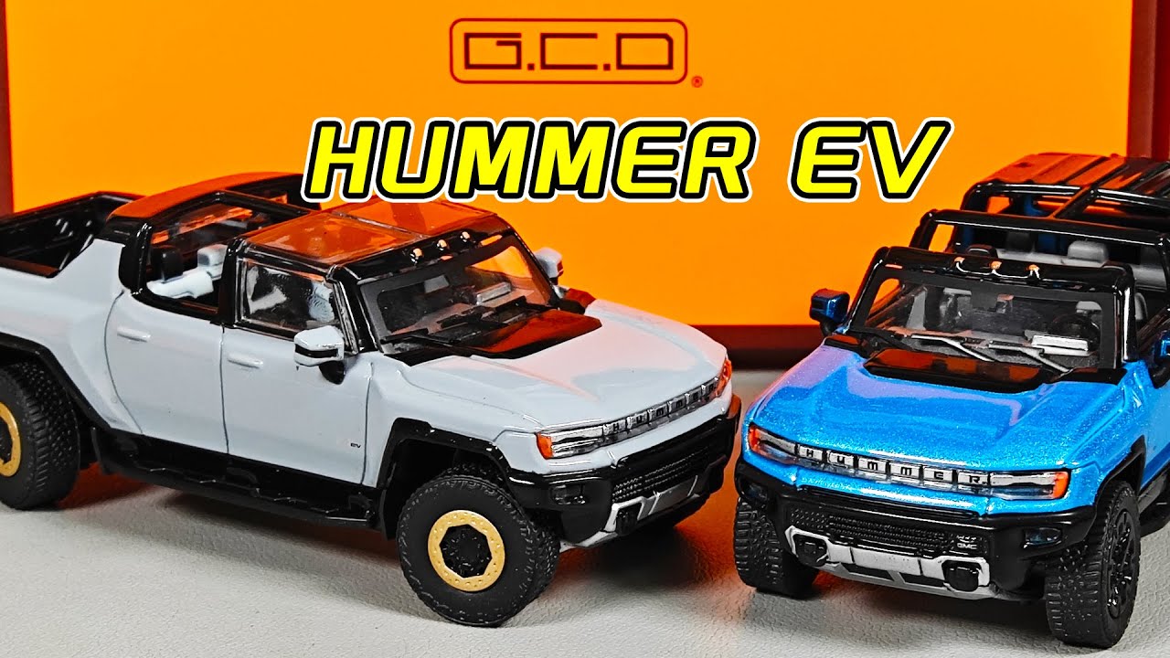 GCD模型 1:64  可以四轮转向 HummerEV 悍马电动版