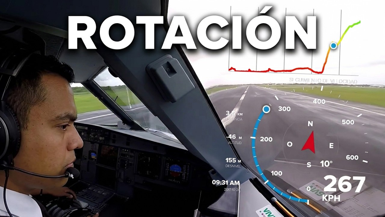 ¿A qué velocidad despega un avión de pasajeros? Airbus A320