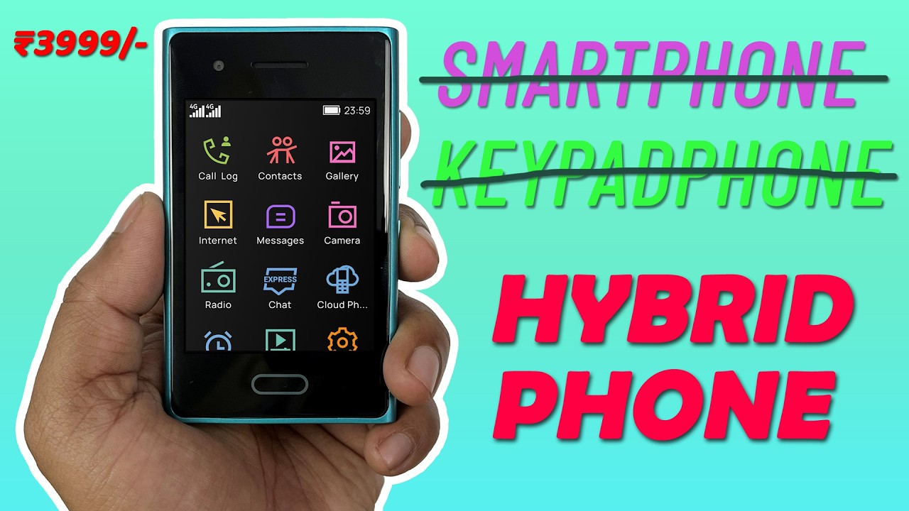 HMD Touch 4G Dual Sim Hybrid Phone Unboxing and Review | HMD 4G Touch Keypad Phones India