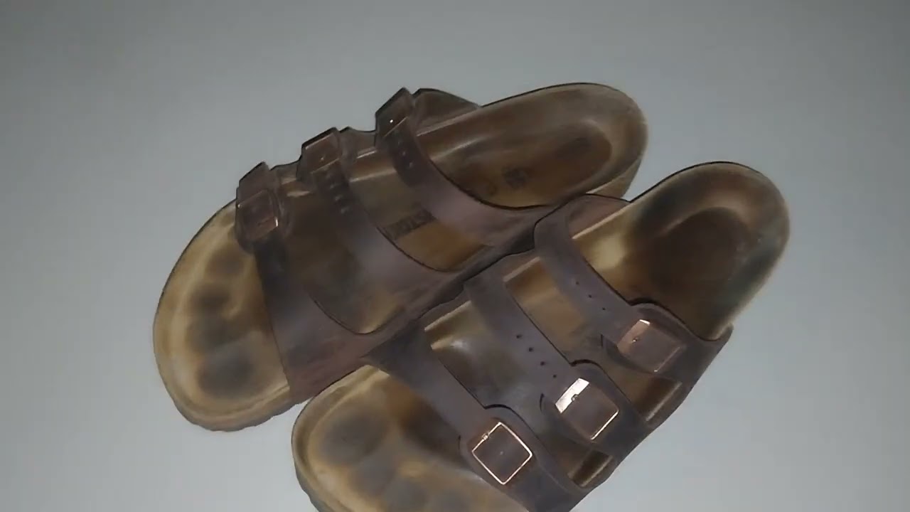 My Birkenstock Florida after one month of wearing update 🤩💚✨️ #Birkenstocks #Shoes #Birks #Shoetalk