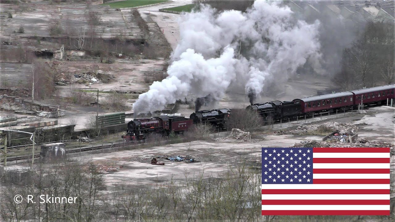 American S160 SUPER POWER (including triple heading!) on the Churnet Valley Railway