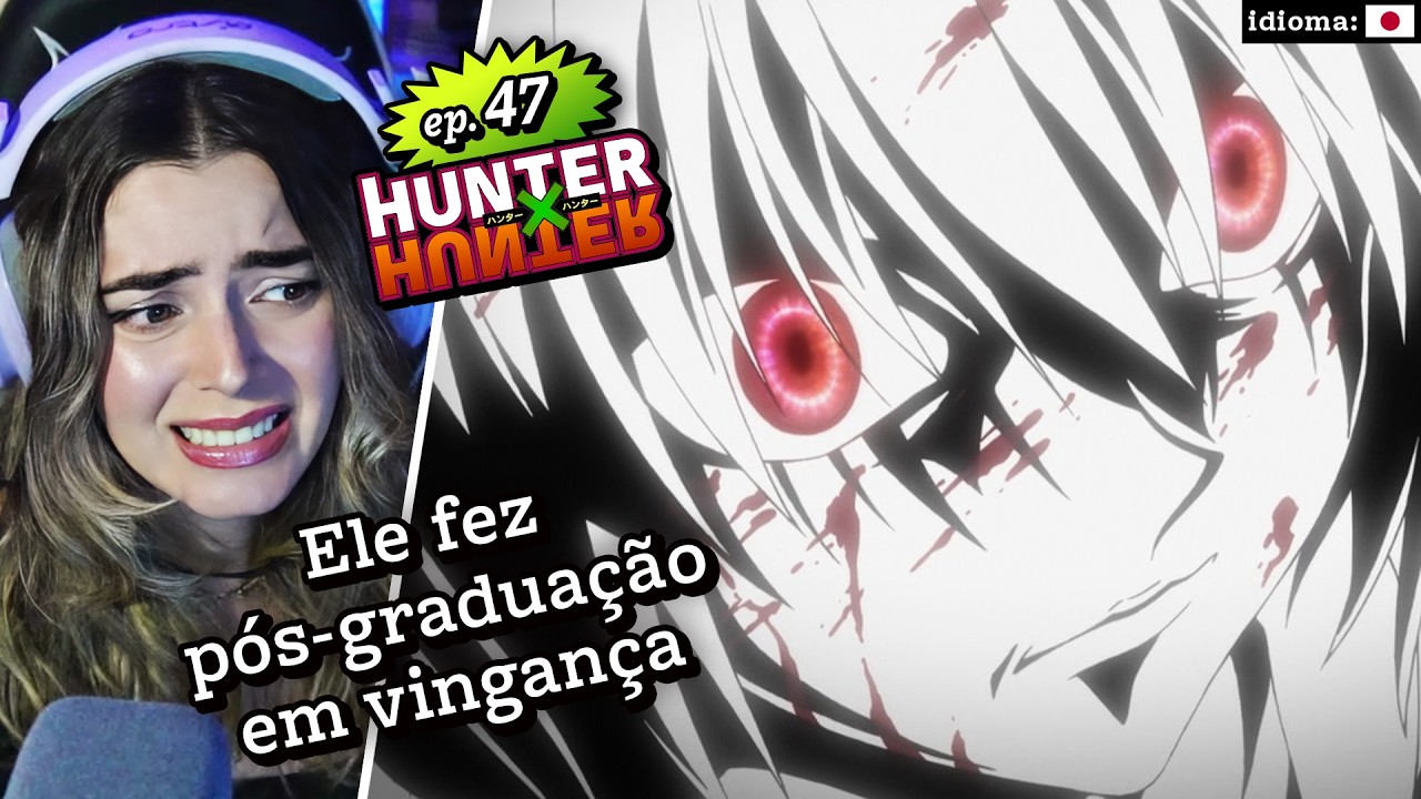 Kurapika se especializou em esmagar aranhas // React Hunter x Hunter episódio 47