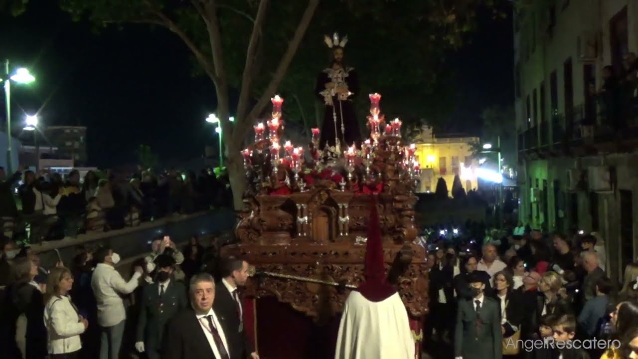 Eterna chicotá del Rescate subida Cuesta de Santa María | Semana Santa Linares 2022 @AngelRescatero